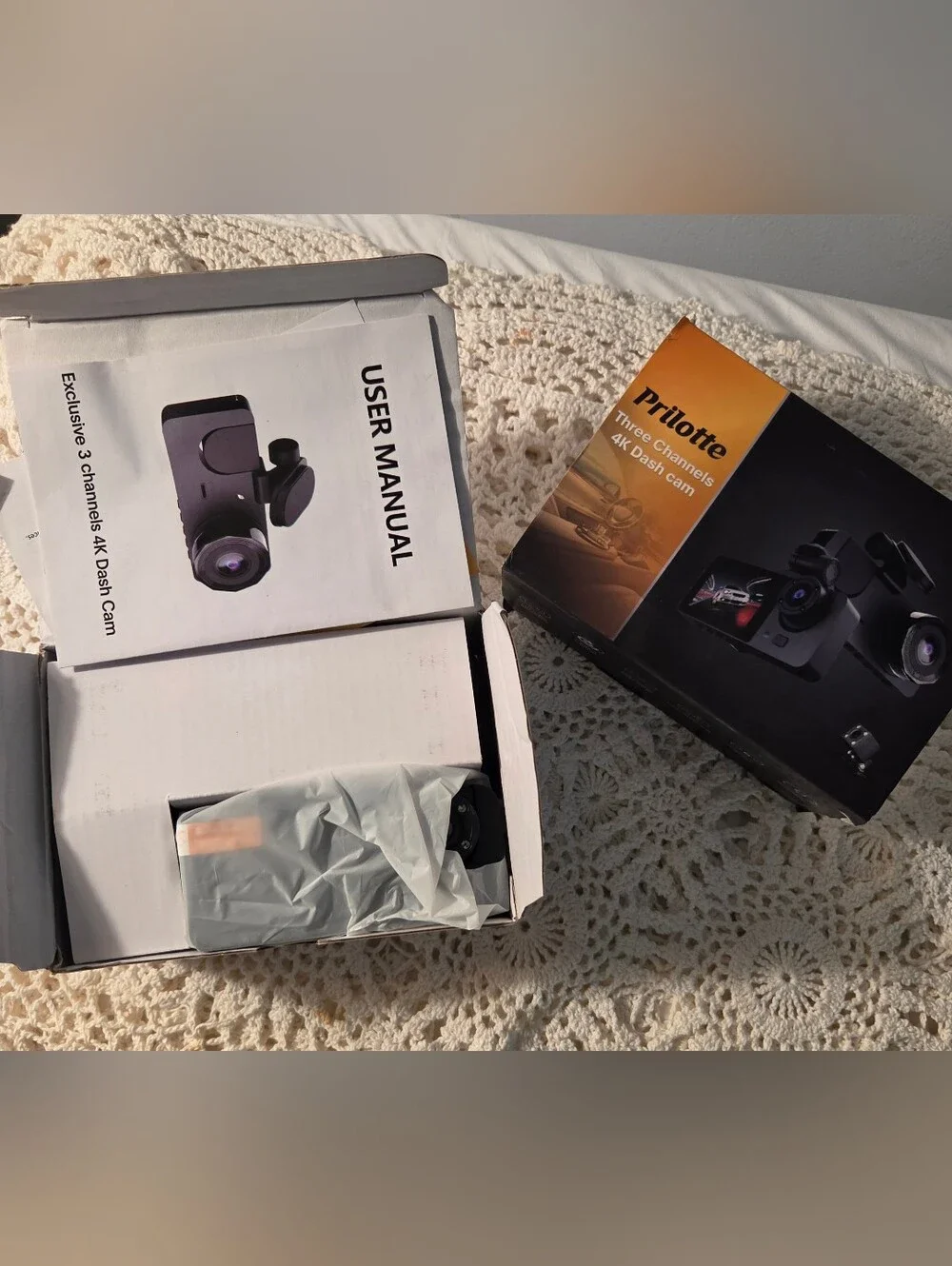 Three-Channel 4K Dash Cam — Black